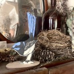 Bridget Farmer | Standing Bird Ornament | Superb Fairy Wren Bridget Farmer | Standing Bird Ornament | Superb Fairy Wren
